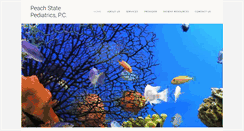 Desktop Screenshot of peachstatepediatrics.com
